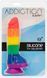 Райдужний фалоімітатор ADDICTION - JUSTIN - 8 "- RAINBOW, 20,3 см SO4533 фото 6