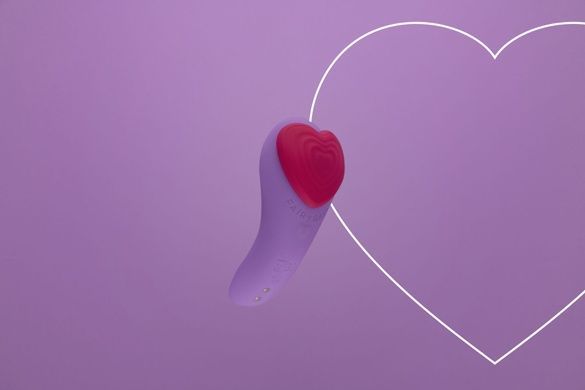 Вибратор в трусики FairyGasm HeartGem violet на магните SX0630 фото