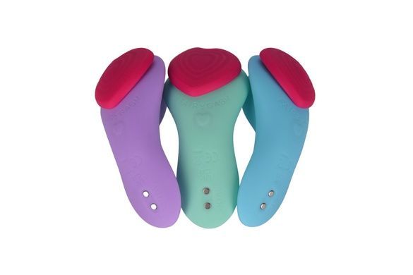 Вибратор в трусики FairyGasm HeartGem violet на магните SX0630 фото