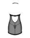 Пеньюар Obsessive Medilla chemise & thong M/L чорний