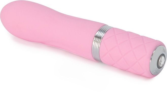 Вибратор PILLOW TALK Flirty Pink с кристаллом Сваровски SO2725 фото