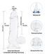 Прозорий фалоімітатор на присосці ADDICTION Clear Dildo with Balls 6 SO5580 фото 2