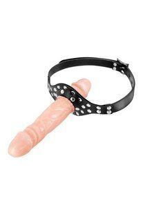 Кляп із подвійним фалоімітатором Fetish Tentation Flesh SO5989 фото