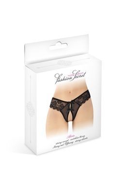 Кружевные женские трусики с доступом Fashion Secret Alicia One Size черные