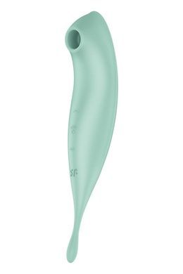 Вибратор с вакуумом Satisfyer Twirling Pro+ Mint SO6716 фото