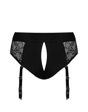Кружевные трусики для страпона с подвязками Strap-On-Me XS SX2280 фото