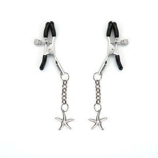 Затискачі для сосків Liebe Seele Starfish Silver SX1693 фото