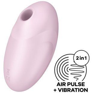 Вакуумний кліторальний стимулятор з вібрацією Satisfyer Vulva Lover 3 фіолетовий SO7782 фото