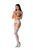 Эротические колготки-бодистокинг с тонкими подвязками Passion S028 One Size, white, открытый доступ