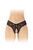 Кружевные женские трусики с доступом Fashion Secret Alicia One Size черные