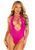 Боді Leg Avenue Opaque racer tank bodysuit Magenta One Size