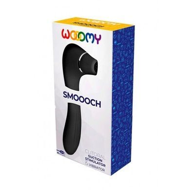 Вакуумный симулятор Wooomy Smoch Black Clitoral Suction SO7410 фото