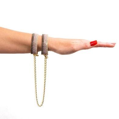 Лакшери наручники-браслеты с кристаллами Rianne S: Diamond Cuffs, подарочная упаковка