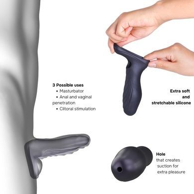 Насадка на член Manwan RYZER Black Plum SX1385 фото
