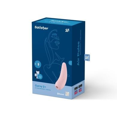 Вакуумный стимулятор Satisfyer Curvy 2+ Pink SO3782 фото