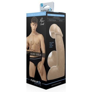 Фаллоимитатор Fleshjack Boys: Reno Gold Dildo SO9582 фото