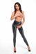 Лeггинсы Noir Handmade F304 Taboo wetlook leggings with open crotch and bum - 3XL