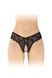 Кружевные женские трусики с доступом Fashion Secret Alicia One Size черные
