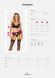 Комплект Obsessive Chemeris 3-pcs set M/L, стринги, пояс для чулок, бюстгальтер