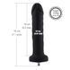 Фаллоимитатор для секс-машин Hismith 7.1 Anal Dildo Black SO6201 фото 6