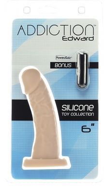 Фаллоимитатор на присоске ADDICTION Edward 6 Curved Dong SO5582 фото