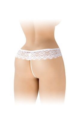 Кружевные женские трусики с доступом Fashion Secret Alicia One Size белые