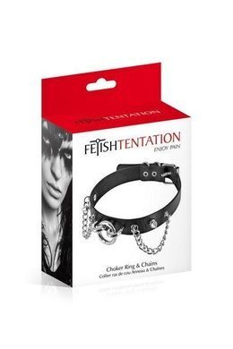 Нашийник Fetish Tentation Choker Rings and Chains SO2237 фото