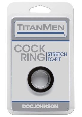 Ерекційне кільце Doc Johnson Titanmen Tools Cock Ring Black SO4021 фото