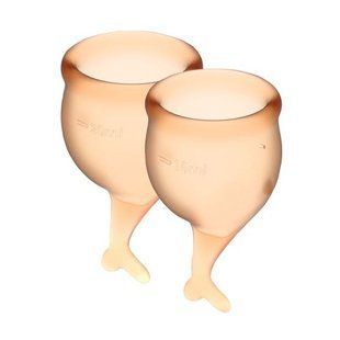Набір менструальних чаш Satisfyer Feel Secure orange SO3593 фото