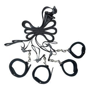 Розтяжка на ліжко Punishment - 5-Piece Bed Restraint Kit - Black SX2229 фото