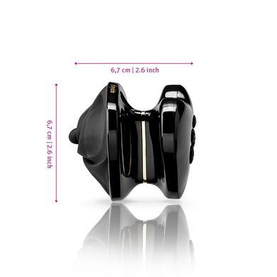 Вібратор для клітора з електростимуляцією Mystim Heart's Desire Black Edition SO8146 фото