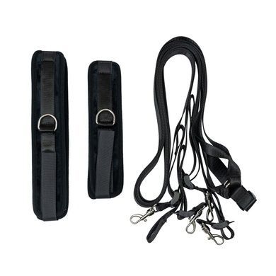 Растяжка на кровать Punishment - 5-Piece Bed Restraint Kit - Black SX2229 фото