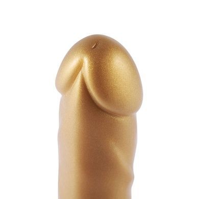 Золотий фалоімітатор Hismith 6.8&Prime; Golden Silicone Dildo SO6202 фото