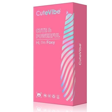 Вакуумний стимулятор з вібрацією CuteVibe Foxy Pink SO7033 фото