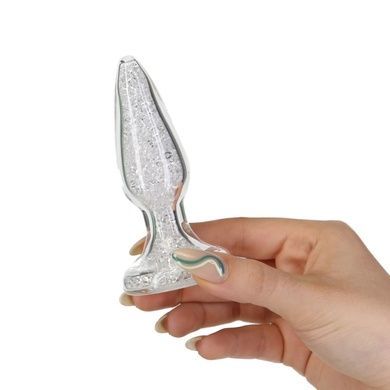 Анальна пробка Pillow Talk Fancy Luxurious Glass Anal Plug SO6833 фото