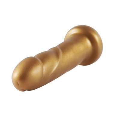 Золотий фалоімітатор Hismith 6.8&Prime; Golden Silicone Dildo SO6202 фото