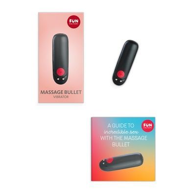 Віброкуля Fun Factory Massage BULLET чорна SX0948 фото
