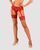Чулки под пояс с широким кружевом Obsessive Lacelove stockings XS/S