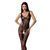 Бодистокинг Passion BS069 black, комбинезон, имитация чулок и боди One Size