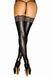 Панчохи з мокрим ефектом Noir Handmade F135 Powerwetlook stockings, L, без мисків