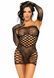 Бодістокінг Leg Avenue 2 PC Tube dress and gloves OS Black
