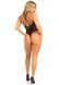 Боді Leg Avenue Thong teddy with strappy back Black One Size