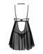Бебі-дол Obsessive Donarella babydoll & thong XS/S чорний