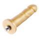 Золотий фалоімітатор Hismith 6.8&Prime; Golden Silicone Dildo SO6202 фото 1