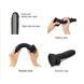 Фаллоимитатор Strap-On-Me Sliding Skin Realistic Dildo Black S SO6252 фото 3