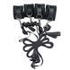 Растяжка на кровать Punishment - 5-Piece Bed Restraint Kit - Black SX2229 фото 2
