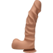 Фаллоимитатор Doc Johnson D Ragin D 9 Inch With Balls ULTRASKYN Caramel диаметр 5,1 см SO3554 фото 1