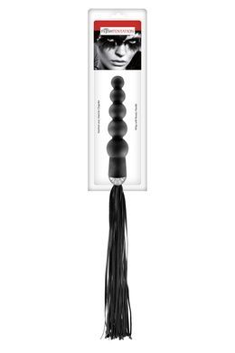 Флогер с анальными бусами Fetish Tentation Whip with Rosary Handle SO4046 фото