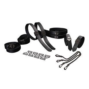 Набір із 8 ременів для зв'язування LOCKINK Black SX0835 фото
