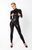 Комбинезон Noir Handmade F319 Caged wetlook catsuit with zippers and ring - 3XL
